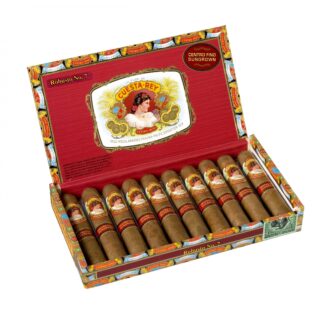 cuesta rey centro fino robusto number 7 box open