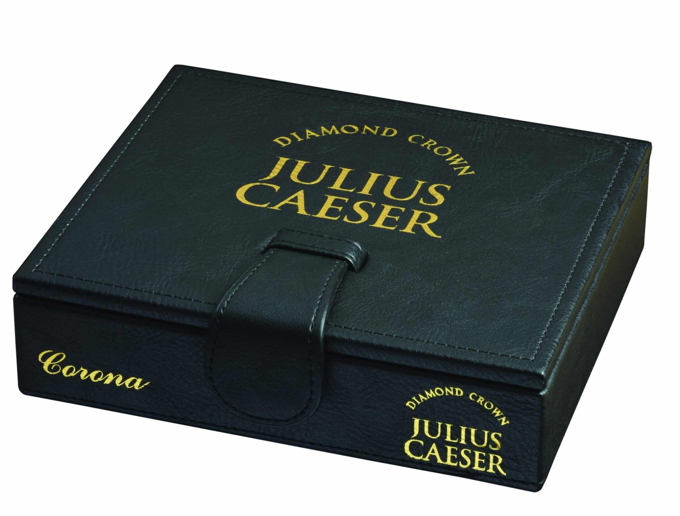 diamond crown julius caeser corona box closed