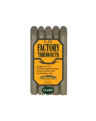 Luis Martinez No. 611 Factory Throwouts Candela