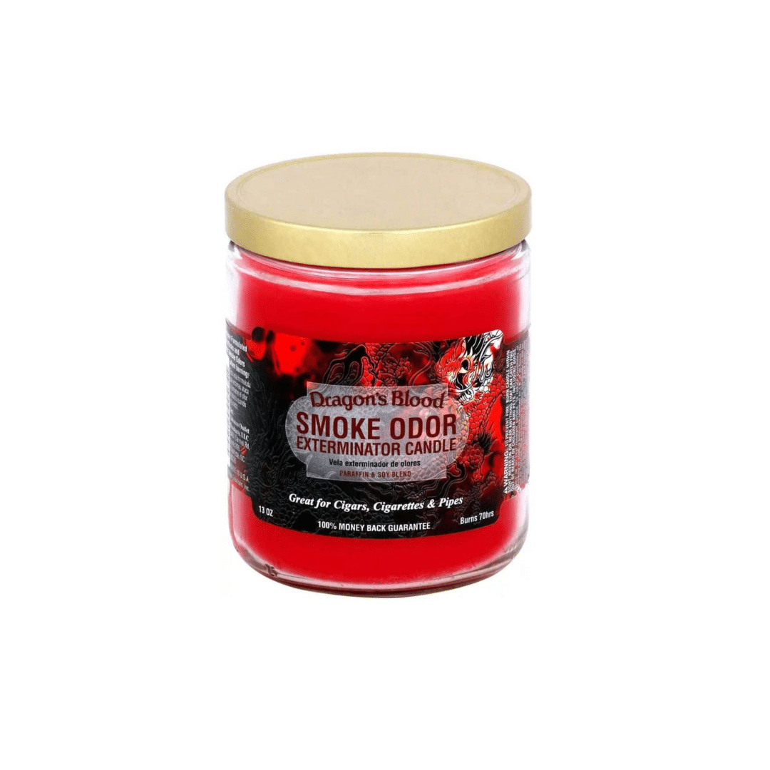 cigarette smoke eliminator candles Odor Exterminator Dragon's Blood Candle Immerse yourself and bring some peace into your life today. Smoke Odor Exterminator Candle 13oz
