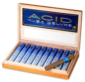 open box of 10 count acid kuba deluxe cigars