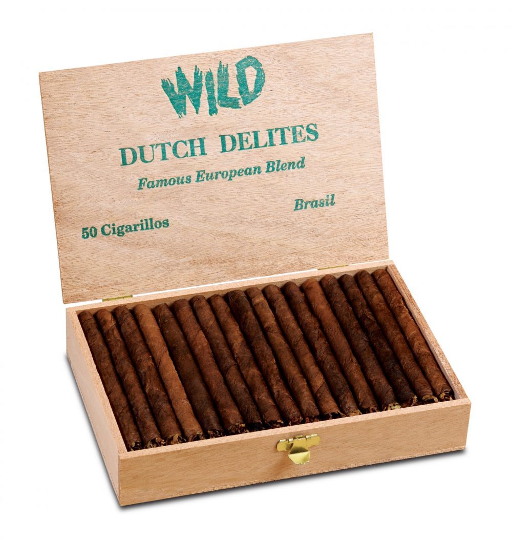 dutch delites brasil cigarillos box open