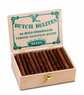 dutch delites brasil cigarillos box open