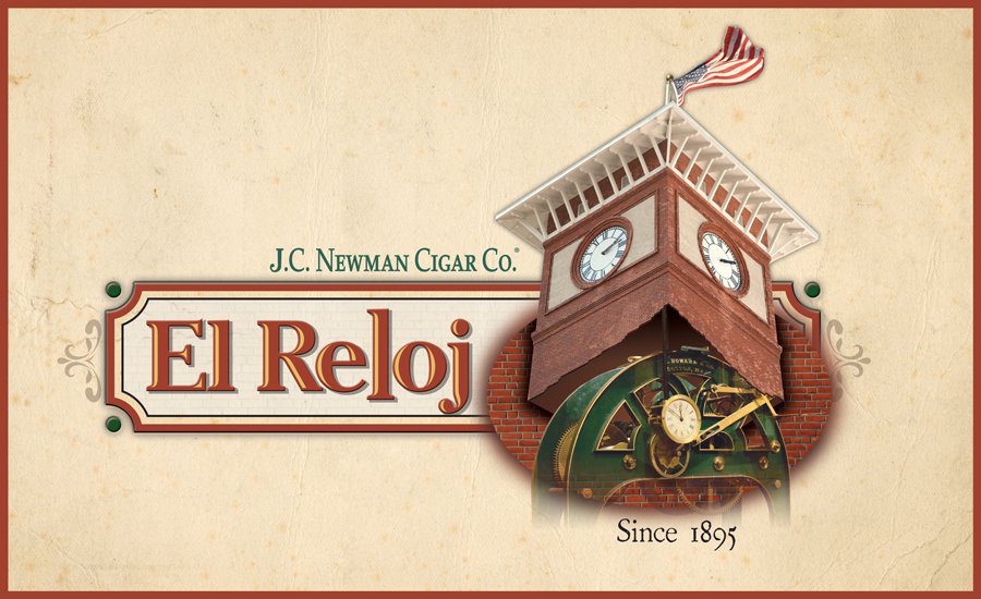 j. c. newman el reloj cigar logo