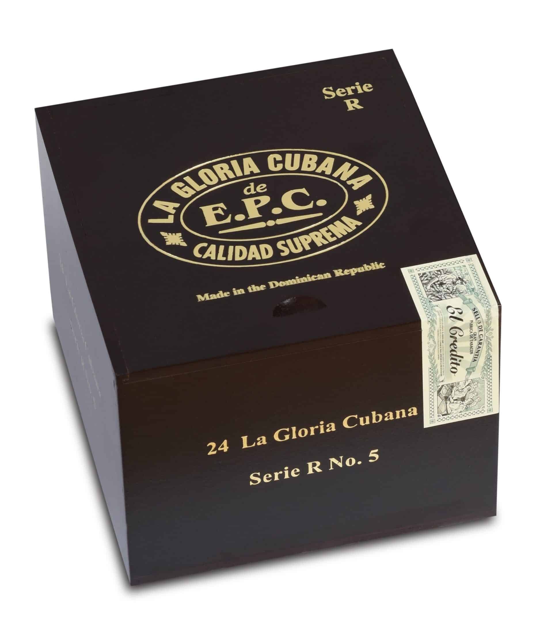 la gloria cubana serie r number 5 box closed