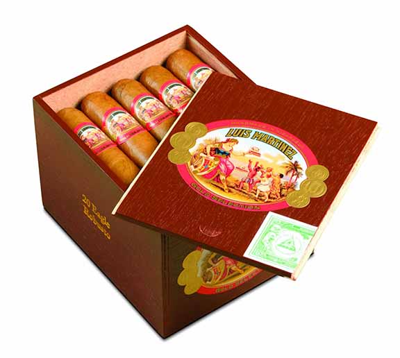 luis martinez gold eagle robusto box open