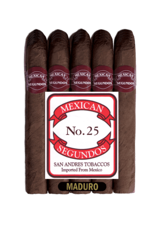 20 count bundle of Mexican Segundos No. 25 Maduro cigars