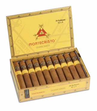montecristo classic robusto box open