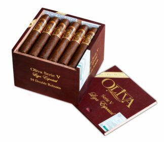 oliva serie v double robusto box open