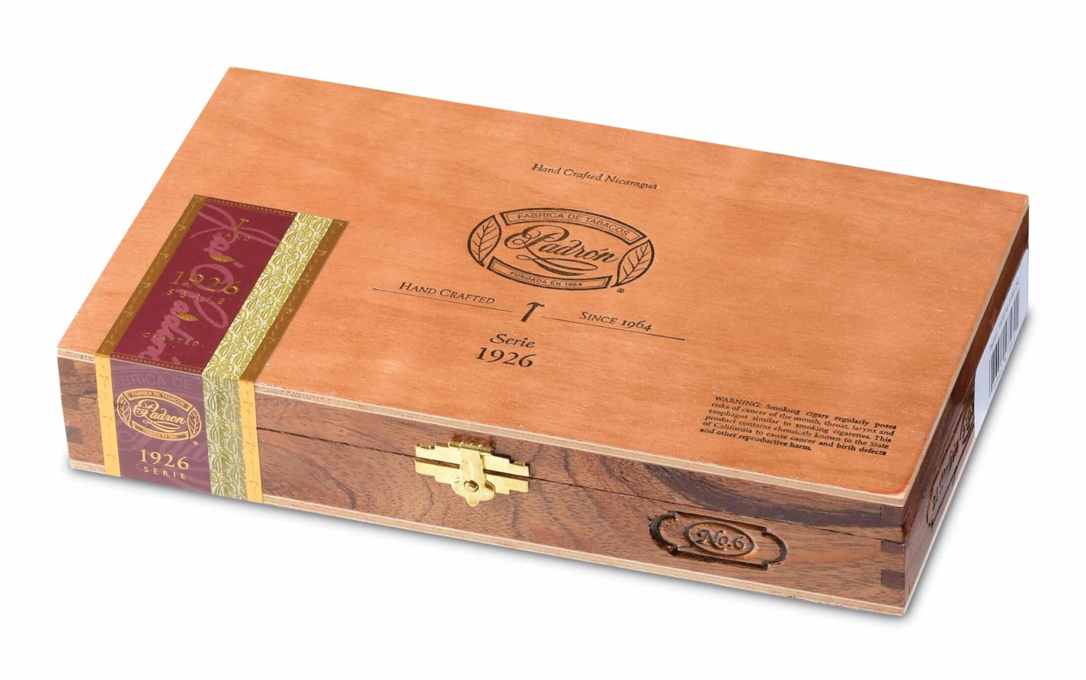 padron 1926 natural number 6 box closed
