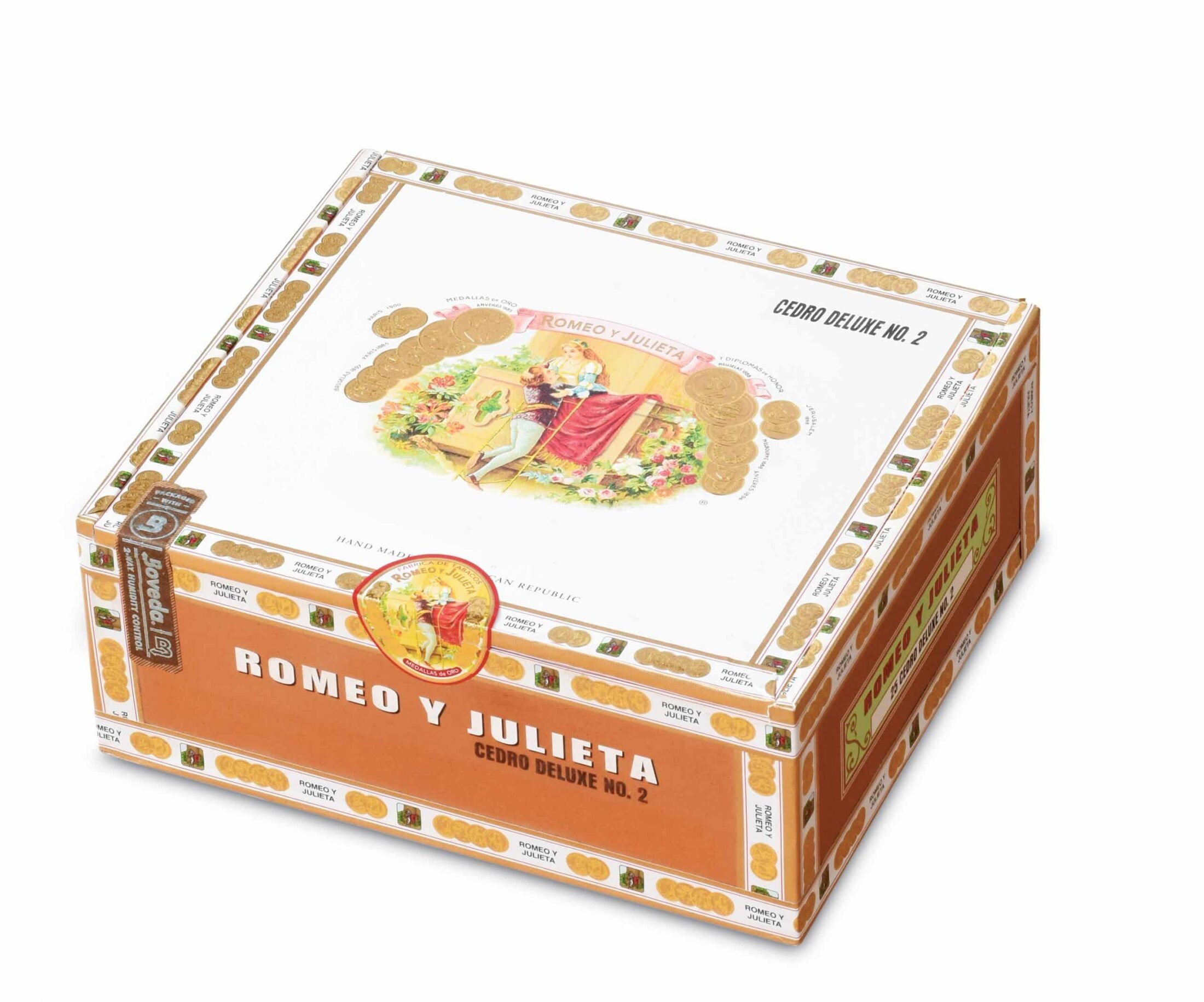 Romeo y Julieta Cedro Deluxe number 2 box closed