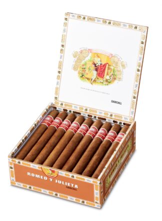 romeo y julieta churchill box open