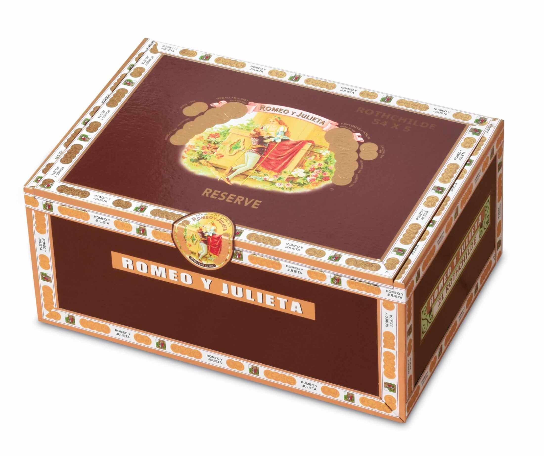 romeo y julieta rothchilde box closed