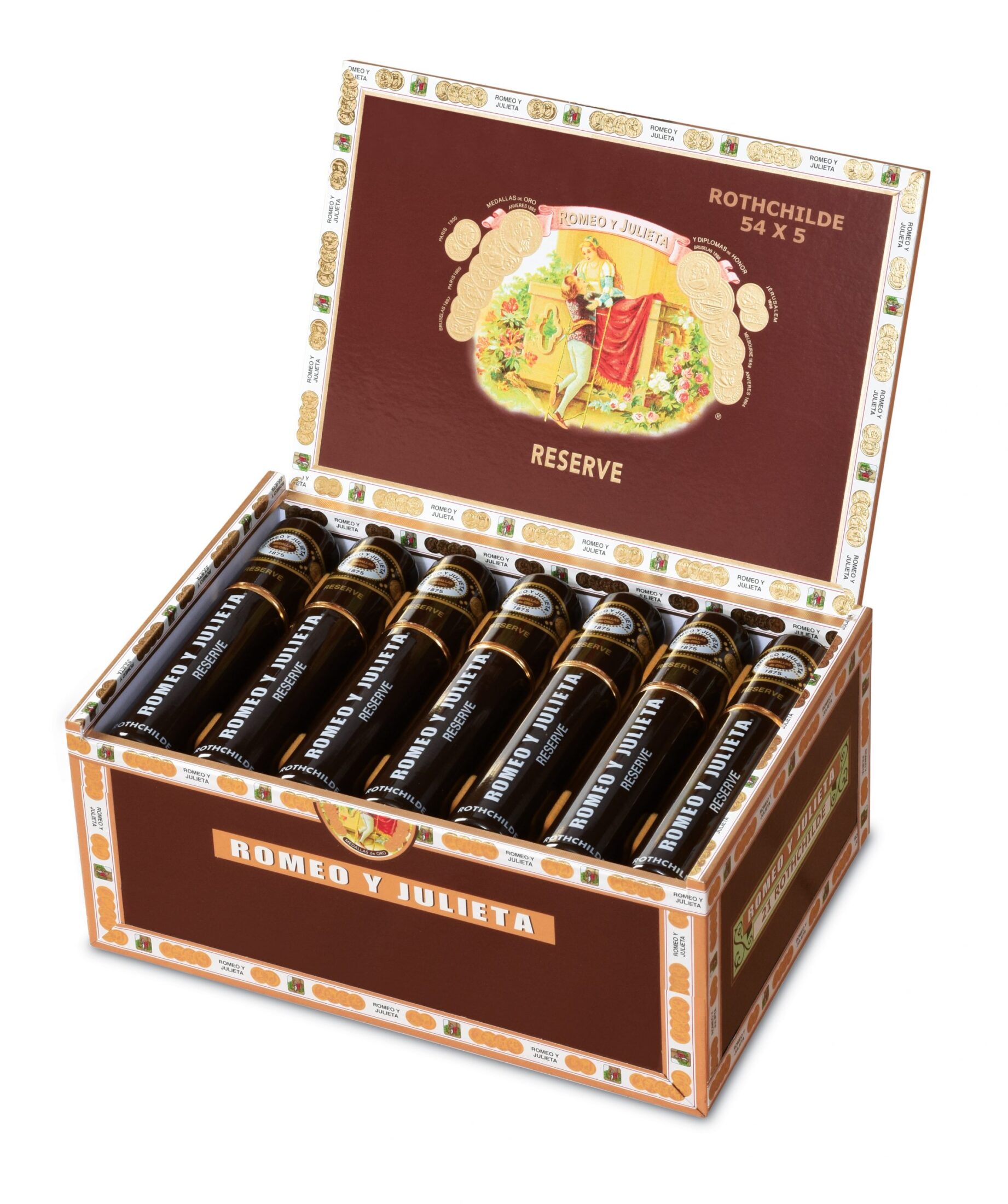 romeo y julieta reserve rothchilde box open