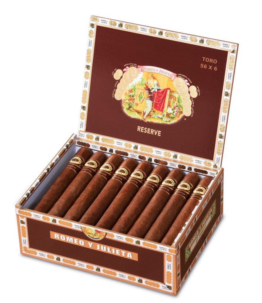 romeo y julieta reserve toro box open