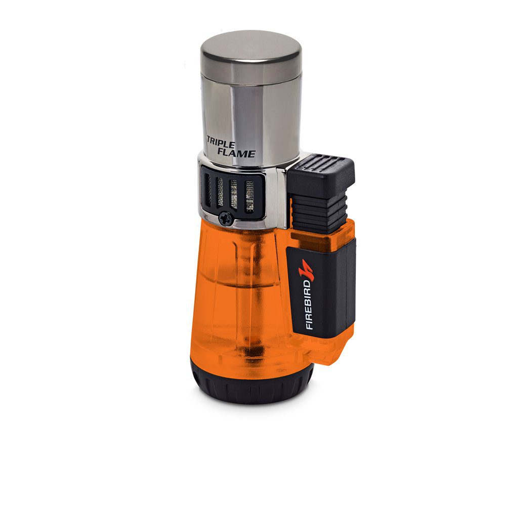 Colibri Firebird Afterburner orange triple flame lighter