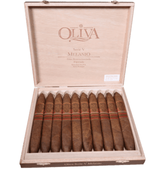 Oliva Serie V Melanio Figurado Open Box of 10 cigars