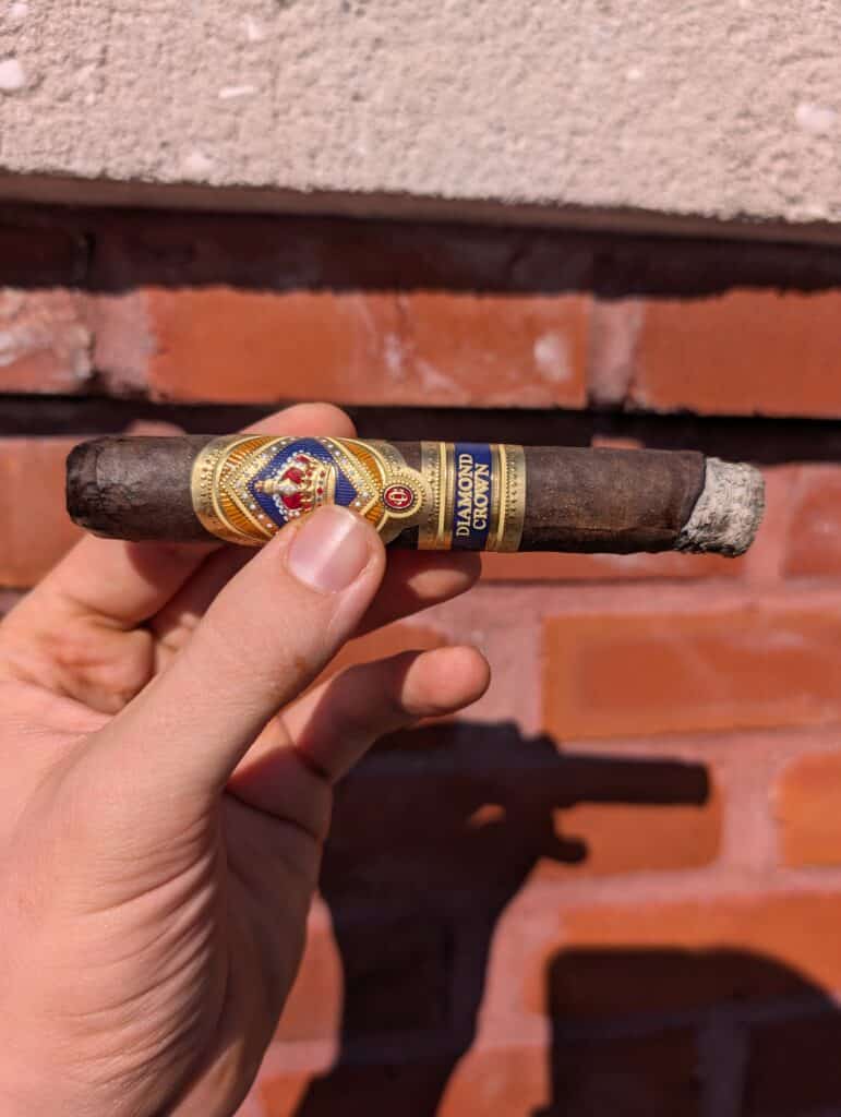 Diamond Crown Maduro Partially Smoked