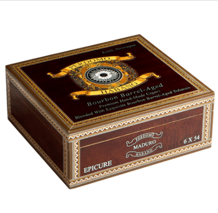 Perdomo Habano Bourbon Barrel-Aged Maduro Epicure closed box of cigars