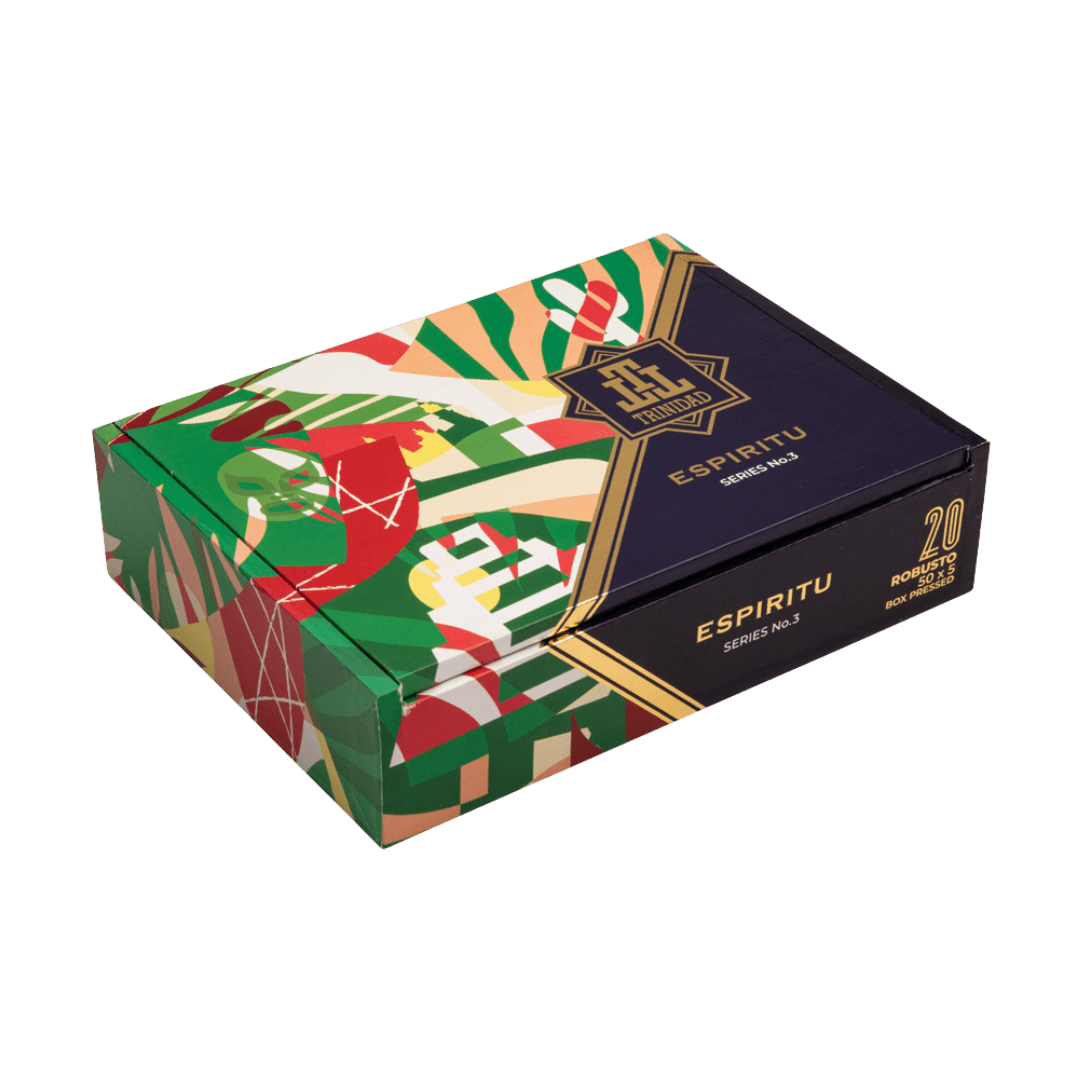Trinidad Espiritu Series 3 Robusto Cigars Closed Cigar Box
