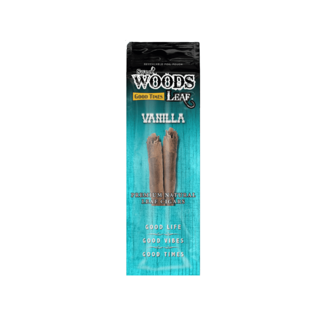 good time tobacco Times Sweet Woods Leaf Dark Vanilla, 6 packs of 5 Good Times Sweet Woods Sweet