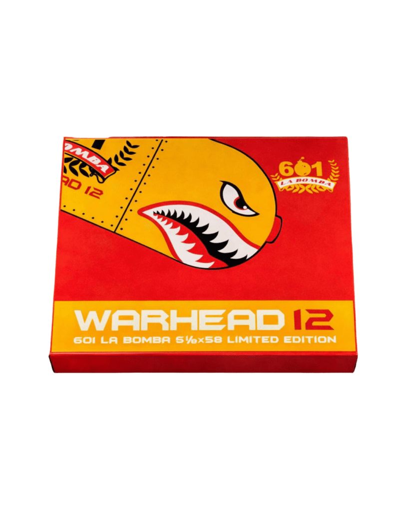 Espinosa Warhead 12 Cigar Box Closed. Limited Edition Espinosa 601 La Bomba cigar box.