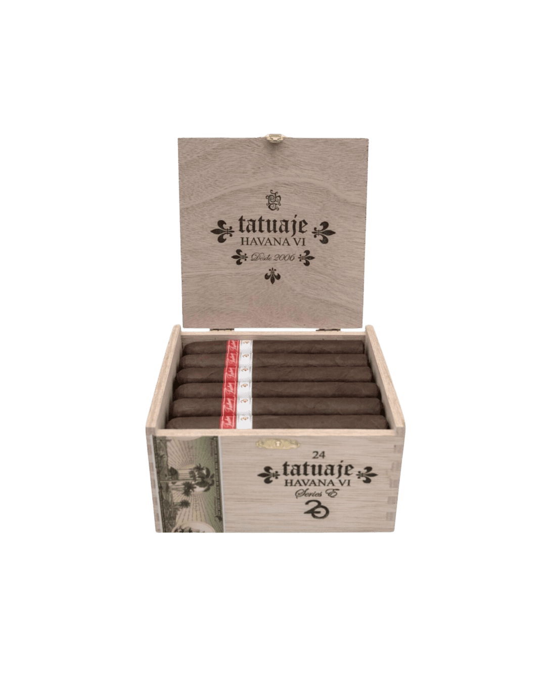 tatuaje havana VI box of 24 cigars open