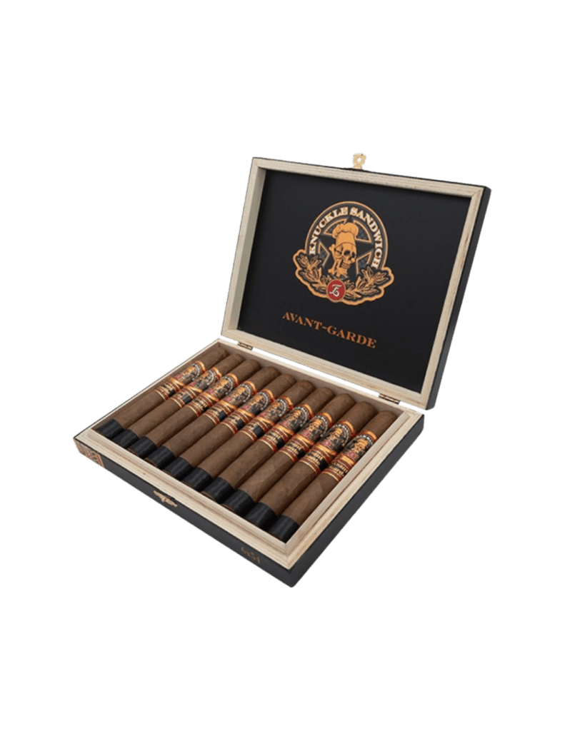 Open Box of Espinosa Knuckle Sandwich Avant Garde 2026 10 cigars
